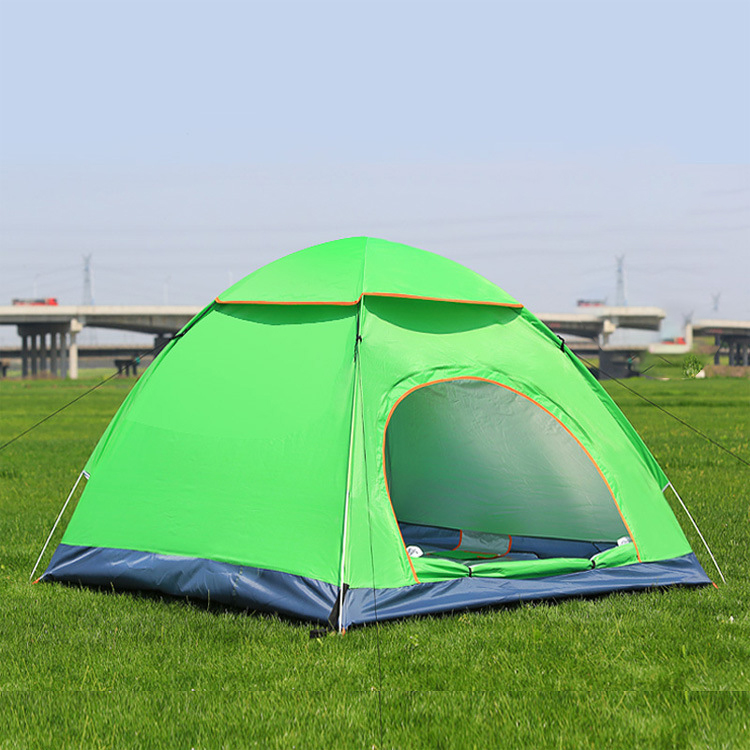 Cheap Goat Tents Quick Automatic Opening Tents Outdoor Camping Backpacking Tent for 3 4 Persons Camp Equipment for Family Picnic   